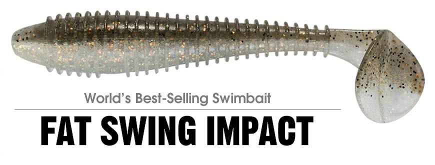 Keitech Fat Swing Impact Swimbait - Sun Gill 3.3