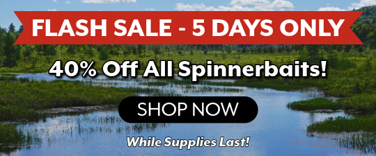Spinnerbaits 40% Off