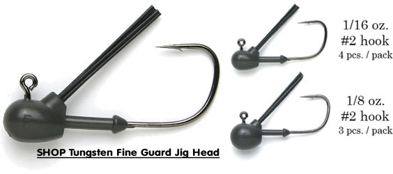 Keitech Tungsten Fine Guard Jig Head