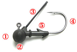 Keitech FOOTBALL SHAKY Head 1 / 32 No.2 / 0 Hooks, Sinkers, Other buy at