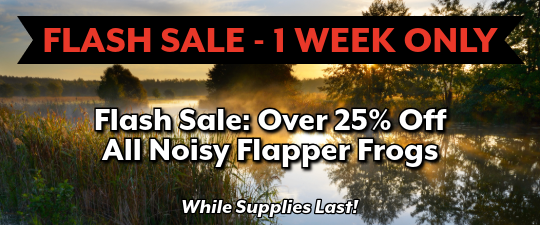 Flash Sale: Over 25% Off All Noisy Flapper Frogs