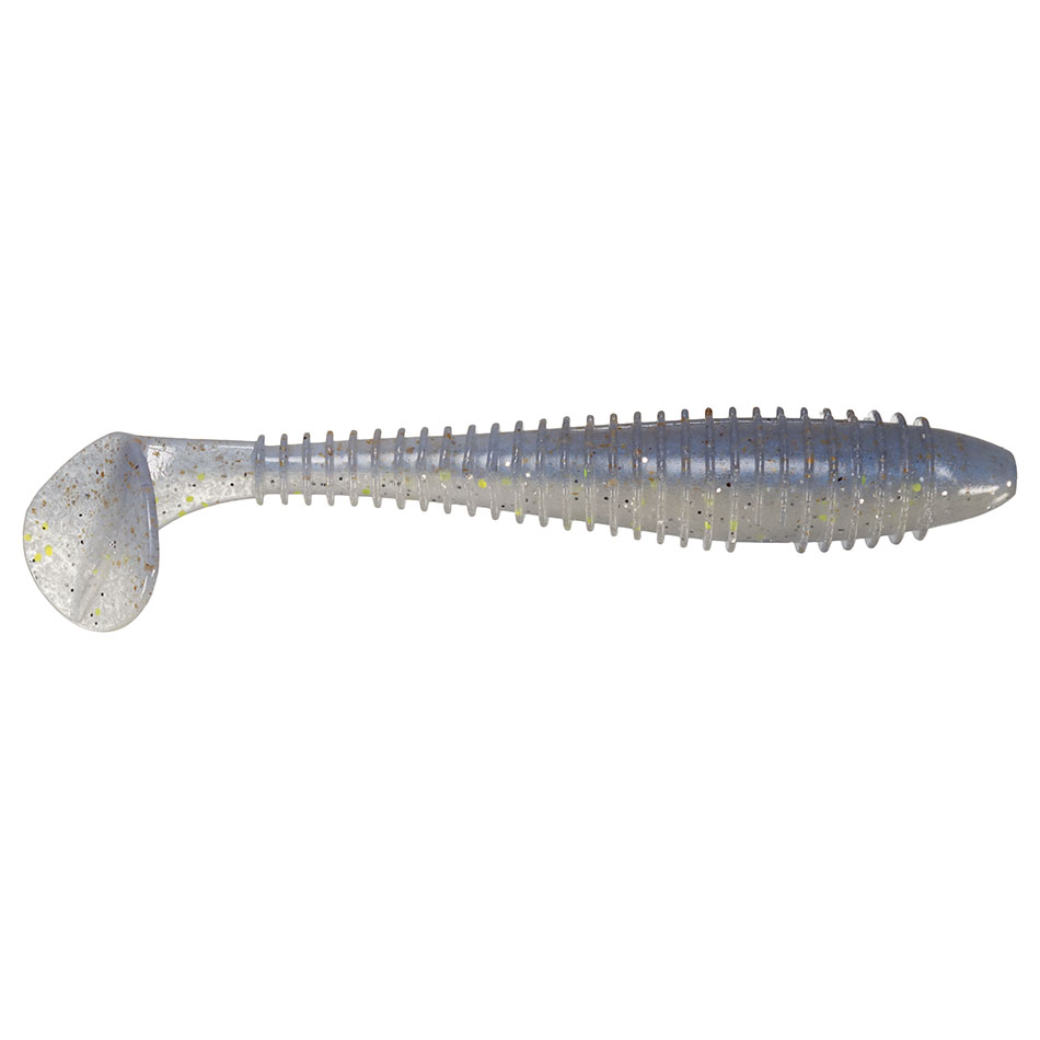 Keitech Fat Swing Impact Swimbaits - 3.3 Inch Alewife Color - Soft Plastic Baits - Jig Trailers - Drop Shot Lures