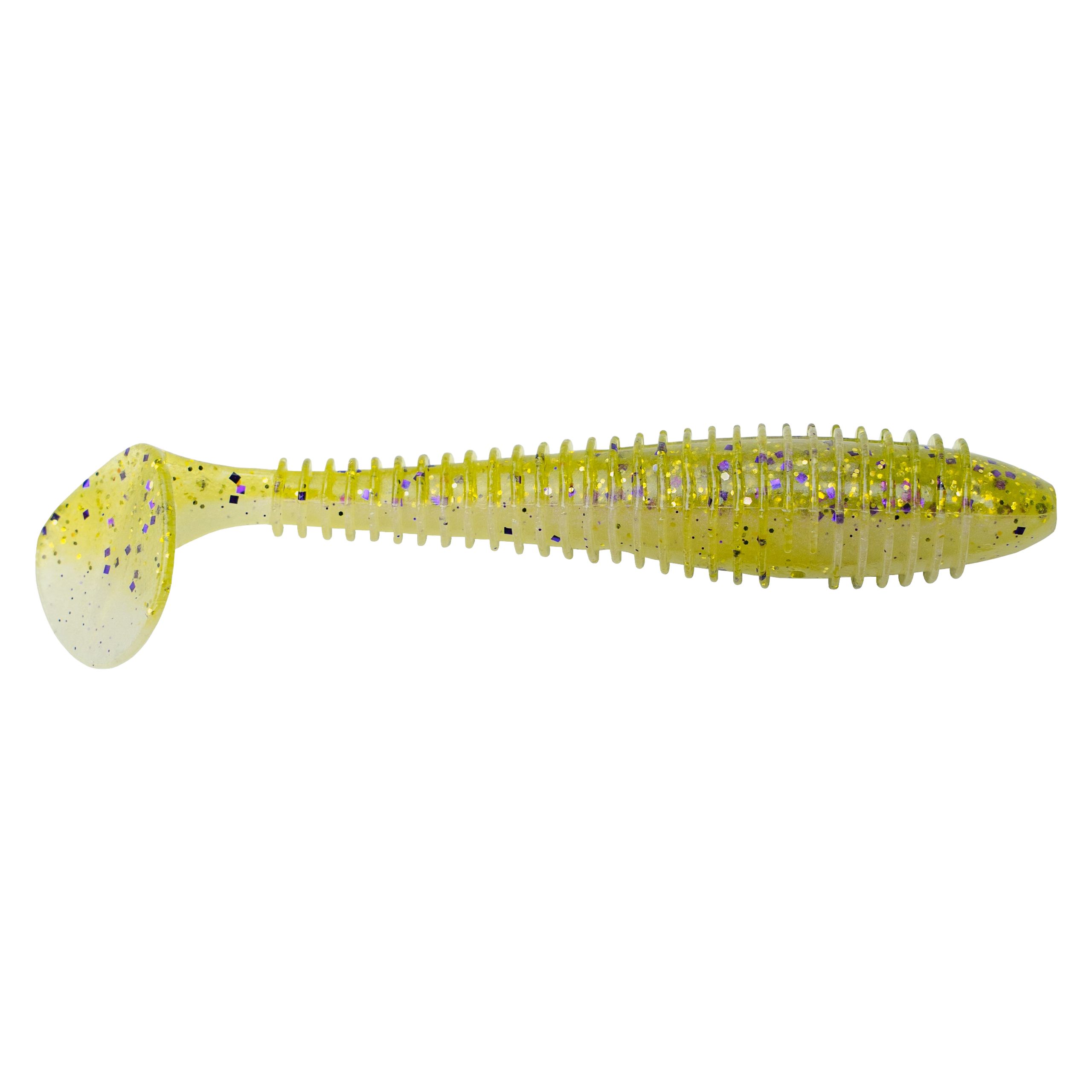 Swimbait Paddle Tail Keitech Style 2.8 30 Ribbed Soft Plastic